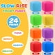 thumbnail image 2 of Pelotas antiestrés Stress Cube Toys DIYDEC, 24 unidades, que crecen lentamente, 2 of 7