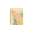 thumbnail image 5 of Historic County Map - Pike County Pennsylvania - Cross 1856 - 23 x 28.14 - Vintage Wall Art, 5 of 5