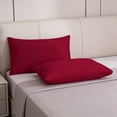 thumbnail image 1 of Pillowcase Set 2 Pack Cooling Pillowcase 51x75cm Temperature Regulating Pillowcase for Hot Sleepers Night Sweats Breathable Pillow Case for All Seasons Soft Pillow Cover with Envelope Closure, 1 of 7