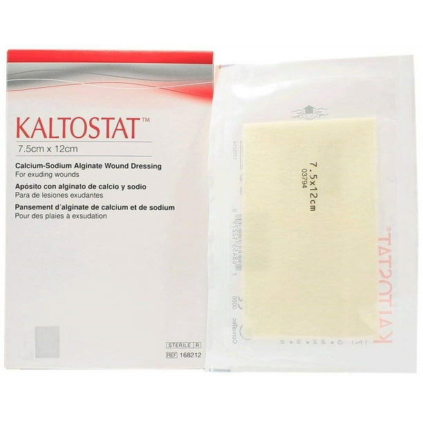 Kaltostat Calcium Sodium Alginate Dressing 168212 1 Each, White