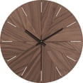 thumbnail image 1 of Reloj de pared simple y silencioso de madera de 30 cm de diámetro, 1 of 4