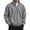 Gray, variant on LONKITO Mens Jackets Lightweight Waffle Casual Sweatshirt Outerwear Jackets with Pockets