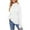 White, variant on Turtleneck Sweaters for Women Casual Long Sleeve Sweaters Loose Crewneck Knit Solid Pullover Sweater Jumper Tops for Girls Black XXL