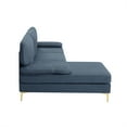 thumbnail image 4 of Aukfa 80" Sectional Sofa with Chaise for Living Room, Modern Lounge Couch, Pillow Top Arm, Blue, 4 of 11