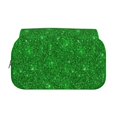 thumbnail image 2 of Hirioo Green Glitter for Large Grid Mesh Pencil Case with Zipper Stationery Organizer Case, 2 of 7