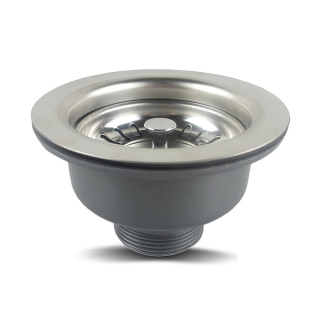 114mm Stainless Steel Flange Fits Sink Mini Basket Strainer Waste Kit Kitchen