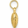 thumbnail image 2 of 14K Yellow Gold Polished Diamond-Cut Small Puffed Heart Pendant (11 X 8.04) Made In Turkey -Jewelry By Sweet Pea, 2 of 8