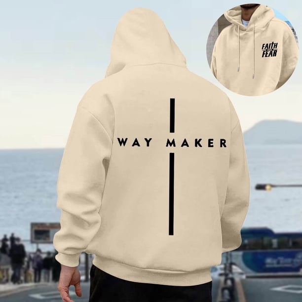 MHFRRA Sudaderas y Sudaderas para Hombre, Jersey de Manga Larga con Estampado para Uso Casual, Actividades Al Aire Libre y Comodidad En El Hogar Beige