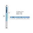 thumbnail image 1 of Loewten ZDZCYS12DL 10Pcs 3.175mm Handle Milling Cutter Cemented Carbide 2-Flute Straight Milling Tool,Milling Cutter,Straight Milling Cutter, 1 of 8