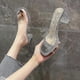 thumbnail image 3 of Women's Transparent High Heels High Heel Sandals Sxq, 3 of 3