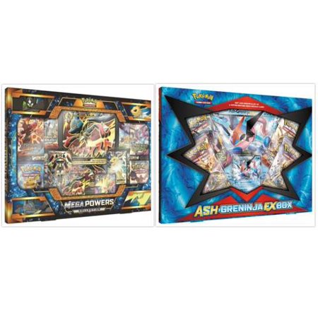 Pokemon Trading Card Game Mega Powers Collection Box And Ash Greninja Ex Collection Box Bundle 1 Of Each