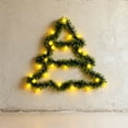 thumbnail image 6 of Christmas Garland with Lights，Christmas Decorations With White Glowing Balls Christmas Vines Decorable Walls Porch Christmas Tree Decorations Battery Operated Batteries Not Included, 6 of 9
