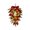 B-Lighting Up, variant on Christmas Simulated Green Wreath 24in Long, without light Artificial Greenery Hanging Swag for Door Wall, Indoor Outdoor Winter Holiday Decorations, Farmhouse Tiered Tray Accent, A