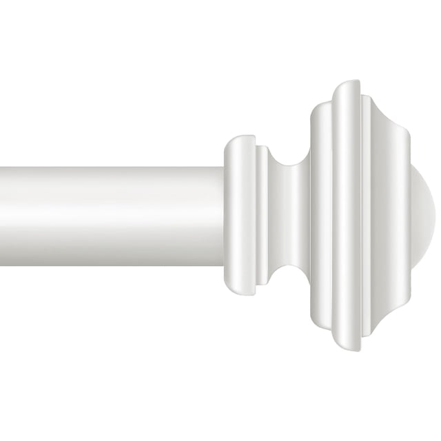 Barra de Cortina Ajustable KAMANINA 81-305 cm Metal Blanco
