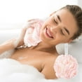thumbnail image 3 of Casewin 4 Pack Body Buff，Bath Buffer Exfoliator Shower Loofah For Men Women Adults Kids Exfoliating Mesh Pouf Puff Brush Sponge Scrub Net Ball Skin Wash Scrunchie Tool Bathing Accessory, 3 of 6