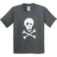 thumbnail image 3 of Inktastic Skull and Crossbones Youth T-Shirt, 3 of 5