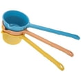 thumbnail image 4 of CATIEBYE 3Pcs Water Spoon with Long Handle for Bathing in Yellow Color, 4 of 8