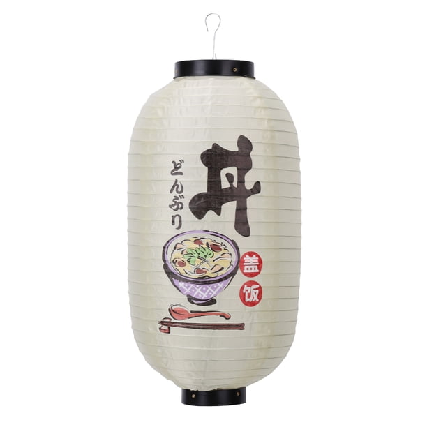 Ygjytge Tela Farol 25 Cm Tela Impresión Japonés para Bar Pub (A)