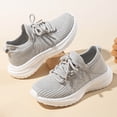 thumbnail image 5 of enyan Little Boys Girls Soft Strap Mesh Jogger Athletic Sneakers (Little Kid/Big Kid) Light Gray,4, 5 of 7