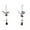 A, variant on 2-Piece Three-Dimensional Iron Crafts Wind Chimes, Metal Glass Painted Hanging Decor for Outdoor Garden, Solar-Powered with Light Sensors for Night Use,Enhances Yard with Beautiful Sounds