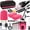 Pink, variant on FCLUSLL 41pcs Car Cleaning And Washing Kit, Internal Detail Cleaning Kit, Equipped with High-power Handheld Vacuum Cleaner, Foldable Bucket, Windshield Tool, Snow Shovel, Tire Brush, Complete Set Of
