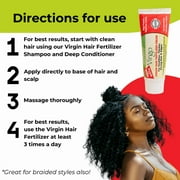 Virgin Hair Fertilizer With Biotin For Rapid Hair and Edge Regrowth, Hair And Scalp Energizer