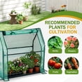 thumbnail image 3 of XIlee 36*18*33in Mini Greenhouse with PE Cover,Waterproof Pad for Small Plants Nursery Germination Plant Cover Tent for Garden Small Plants Indoor Outdoor, Green PE, 3 of 12