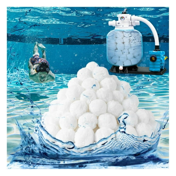 Bolas filtrantes para piscina UMySpcl de 1,6 kg, reutilizables y ecológicas