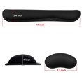 thumbnail image 3 of Freedo Enlarge Gel Memory Foam Set Keyboard Wrist Pillow Rest Pad and Mouse Wrist Cushion Support for Office, Computer, Laptop, Mac - Durable, Comfortable and Pain Relief, 3 of 7