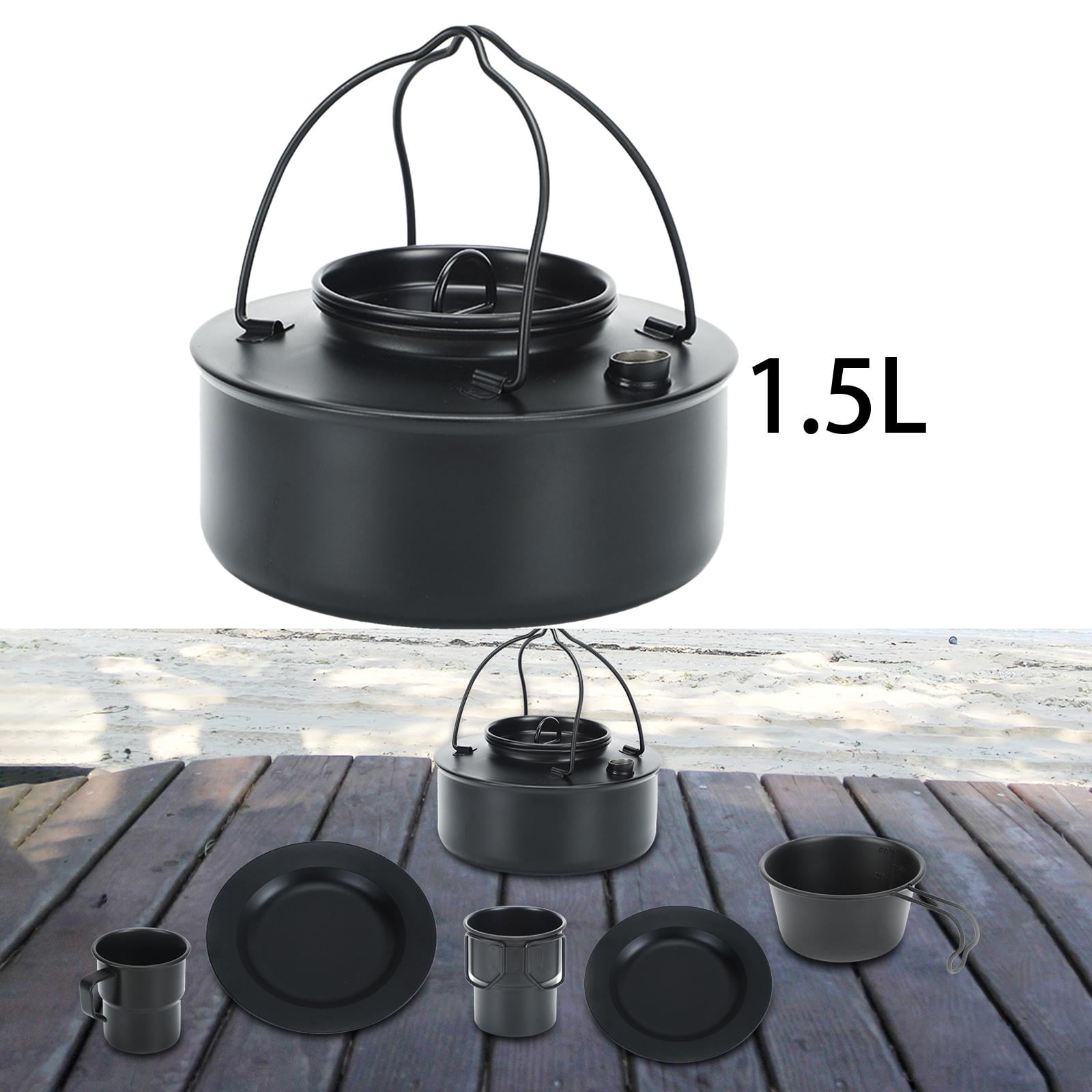 Ustensile Camping Chauffage Rapide Bouilloire De Camping Fire-Maple - Aluminium Anodisé, 0,8 L, Légère (242 G), Poignée Pliante Bouilloire Camping Aluminium