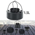 thumbnail image 1 of Hervidor de agua al aire libre Baoblaze Tetera Camping Acero inoxidable 1.5L 17.5x7.5x7.5cm, 1 of 8