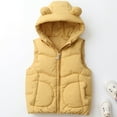 thumbnail image 4 of MEZZALL Girls Winter Coats Vests With Hood Sleeveless Kids Warm Quilted Jackets Stylish Casual Outerwear For Toddler Children Classic Dailywear, 4 of 9