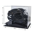 thumbnail image 2 of Deluxe Acrylic Catchers Helmet Display Case with Black Risers and Mirror (A002-BR), 2 of 2