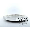 thumbnail image 1 of Full Polished Stainless Steel 18"X11" Oval Service Tray., 1 of 4