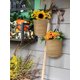 thumbnail image 3 of Paquete de 2 cestas colgantes - 7.87 "x 7" pequeño helecho tejido cesta de cuerda colgante flor plantas cesta de pared decoración conjunto Boho Fokelyi LRWJ681-1, 3 of 7