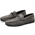 thumbnail image 1 of Mocasines Formales De Gamuza Zapatos Casuales De Vestir Elegante, 1 of 7