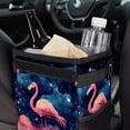 thumbnail image 6 of Flamingo Foldable Car Trash Can with Lid and Leak-Proof Hanging Storage Bag - Car Garbage Can, Car Trash Can, Trash Can for Car, 6 of 6