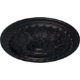 thumbnail image 3 of 38 3/8"OD x 2 7/8"P Oslo Ceiling Medallion (Fits Canopies up to 7 5/8"), Hand-Painted Steel Gray, 3 of 6