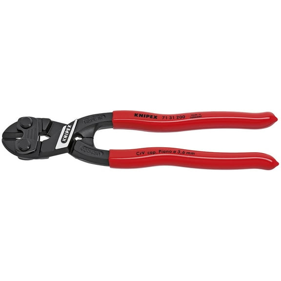 KNIPEX Tools 71 31 200 CoBolt High Leverage Compact Bolt Cutters with Blade Recess