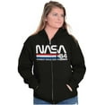 thumbnail image 4 of Vintage NASA Kennedy Space Center Zip Up Hoodie Men's Women's Brisco Brands S, 4 of 6