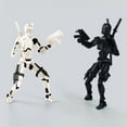 thumbnail image 5 of 2-Pack T13 Action Figure Already Assembled, Multi-Colored Titan 13 Action Figure Set with Laser Saber 3D Printed T 13 Lucky Robo Dummy Nova 13 Action Figures-High Quality, 5 of 8