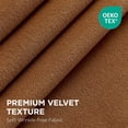 thumbnail image 2 of Cortinas Joydeco de Terciopelo Térmicas Opacas 132x229 cm 2 Paneles, 2 of 9