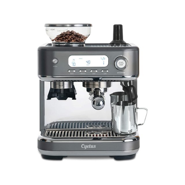 Cyetus All in One Espresso Machine for Home Barista with Coffee Grinder