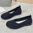 thumbnail image 7 of Xiaoxatg Women's Casual On Shoes Low Heel Round Toe Comfortable Loafers for Daily Wear and Stylish Dating Outfits with Jeans Dresses and Shorts 6.5 Blue, 7 of 7