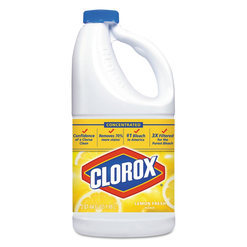 Clorox Laundry Bleach with CloroMax Technology, Lemon Fresh Scent, 64