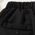 thumbnail image 7 of RMGVDSD Girls Straight Leg Pants Back to School Trousers Loose Classic Fit Dress Pants Elastic Waist Casual School Uniform Pants for Kids 7-8 Years, 7 of 7