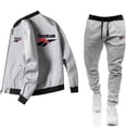 thumbnail image 4 of Conjunto de chaqueta informal con cremallera para hombre, de color sólido chaqueta cómoda, moda popular, primavera y otoño, nuevo, 2024, 4 of 5