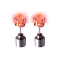 thumbnail image 1 of Minnieouse 1/2 par LED Grow Light Up Acero inoxidable Dance Christmas Studs Earring Ropa, zapatos y accesorios Miscelánea rojo 2.2*0.7 cm Minnieouse PS1123-01, 1 of 6