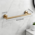 thumbnail image 2 of ASTOTSELL Modern Home Decor Bathroom Rust Resistant Wall Mounted Towel Bars with Hardware Accessories - Brushed Gold, 2 of 6