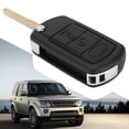 thumbnail image 4 of Coque à Clé Rabattable, Noir 3 Boutons Couverture de Télécommande pour Remplacement de Voiture pour Range Rover 2005-2010, 4 of 8